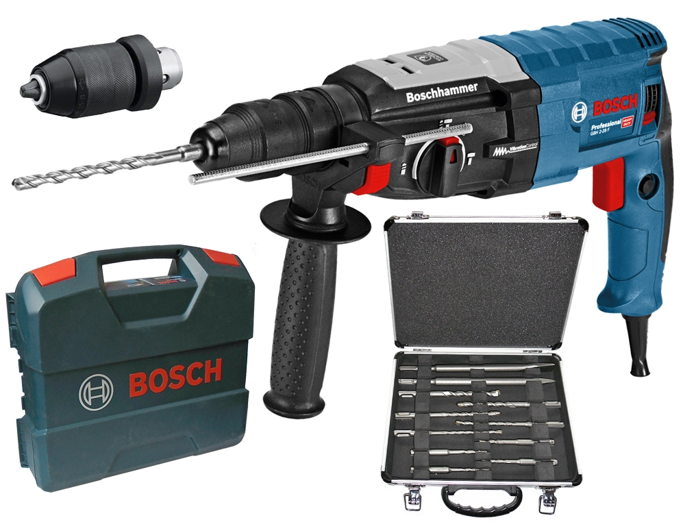 BOSCH GBH 2 28 F młotowiertarka wiertła walizka Robo Kop