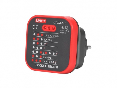 UNI-T UT07A-EU tester wskaźnik sieci 230V AC