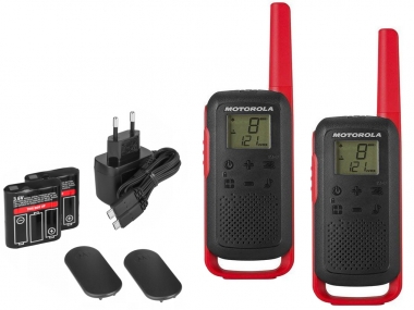MOTOROLA T62 krótkofalówka walkie-talkie 8km czerwona