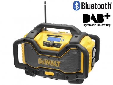 DeWALT DCR027 radio budowlane Bluetooth DAB+ ładowarka