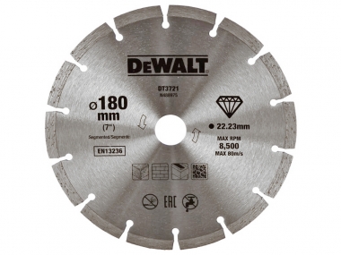 DeWALT DT3721 tarcza diamentowa do betonu 22,2 / 180mm
