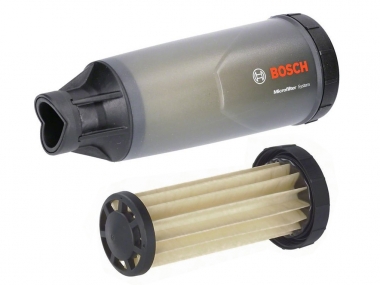 BOSCH 2605411233 pojemnik na kurz + filtr powietrza do szlifierki GEX GSS