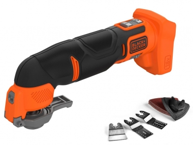 BLACK&DECKER BDCOS18N narzędzie wielofunkcyjne 18V bez akumulatora + osprzęt