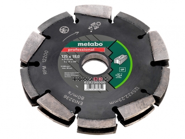 METABO DIA-FS2  628298000 tarcza podwójna do bruzdownicy 18 / 125mm