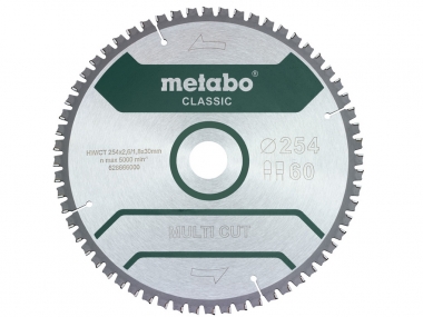 METABO 28-285 Multi Cut Classic tarcza do drewna metalu 60z 30 / 254mm