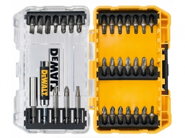 DeWALT DT70709 TOUGH CASE bity 25 / 50mm uchwyty x33 zestaw