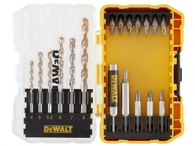 DeWALT DT70712 TOUGH CASE bity uchwyty wiertła do betonu x19 zestaw