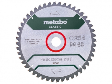 METABO 28-656 Precision Cut tarcza do drewna piła 48z 30 / 254mm