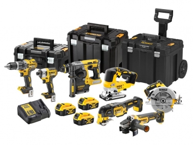 DEWALT DCK755P3T szlifierka pilarka wkrętarka młotowiertarka wyrzynarka 7szt. zestaw