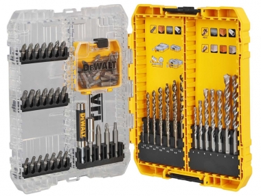 DeWALT DT70759 TOUGH CASE wiertła do betonu i metalu bity x63 zestaw