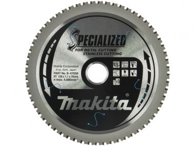 MAKITA B47058 tarcza piła tarczowa do metalu INOX 60z 20 / 150mm