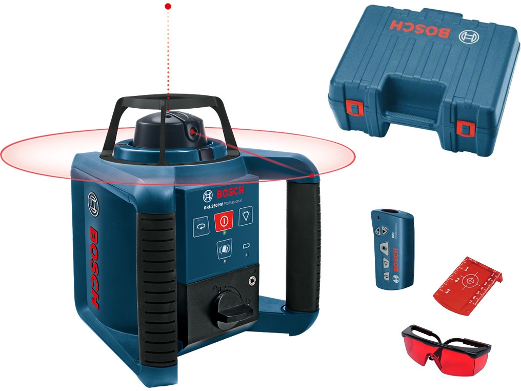 BOSCH GRL 250 HV laser obrotowy +LR1 statyw łata POMIARY RoboKop