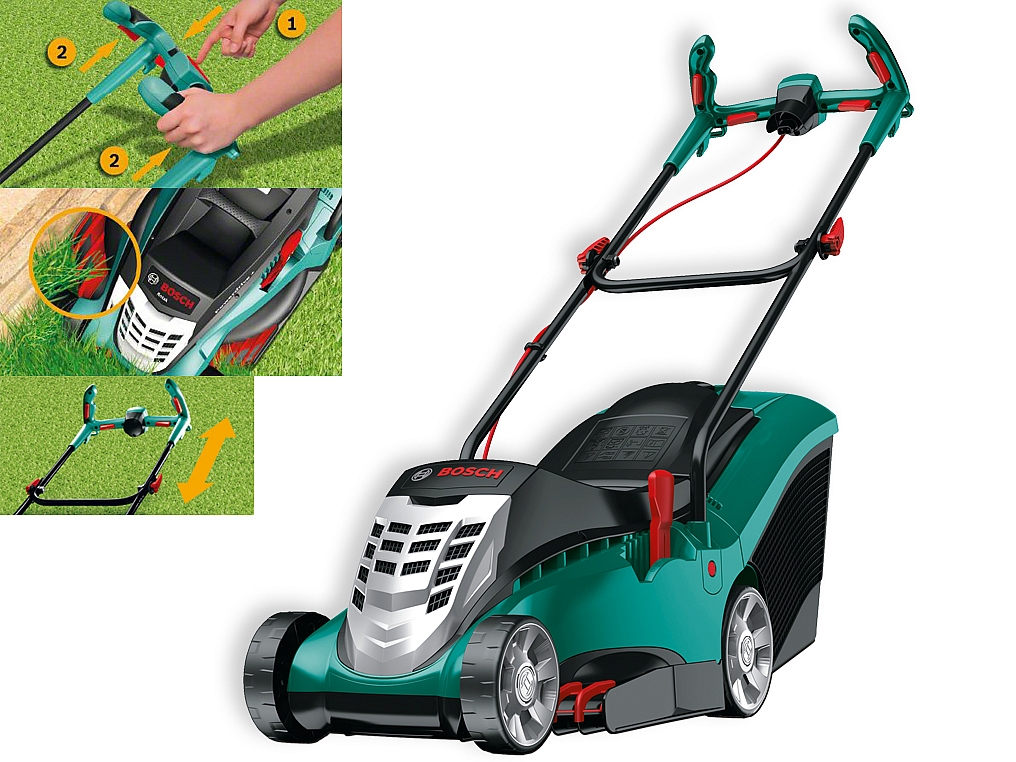 BOSCH ROTAK 37 kosiarka elektryczna 1400W ERGOFLEX OGRODNICZE RoboKop