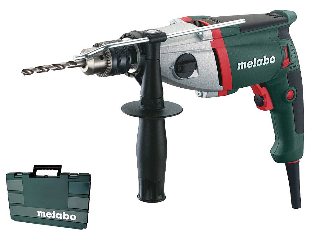 METABO SBE 710 wiertarka udarowa 2 biegi kluczyk - - Robo-Kop