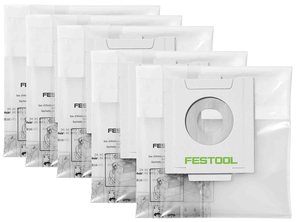 Vhbw 30x Sacs Compatible Avec Festo / Festool CT 22, CT 22 E, CTL 22 Ctl 33 Ctl 33 Le Sg Aspirateur Microfibres Non Tisses Blanc 33904860 - Foto 11