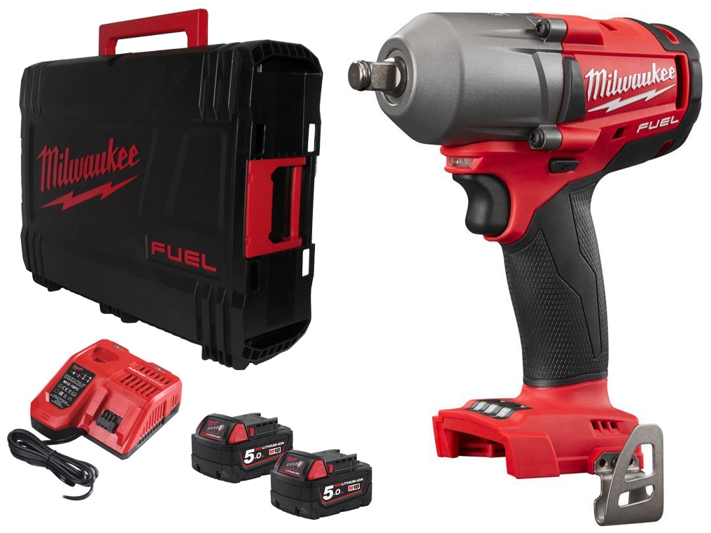 MILWAUKEE M18 FMTIWF12-502X klucz udarowy 1/2'' 610Nm 2x5,0Ah - - Robo-Kop