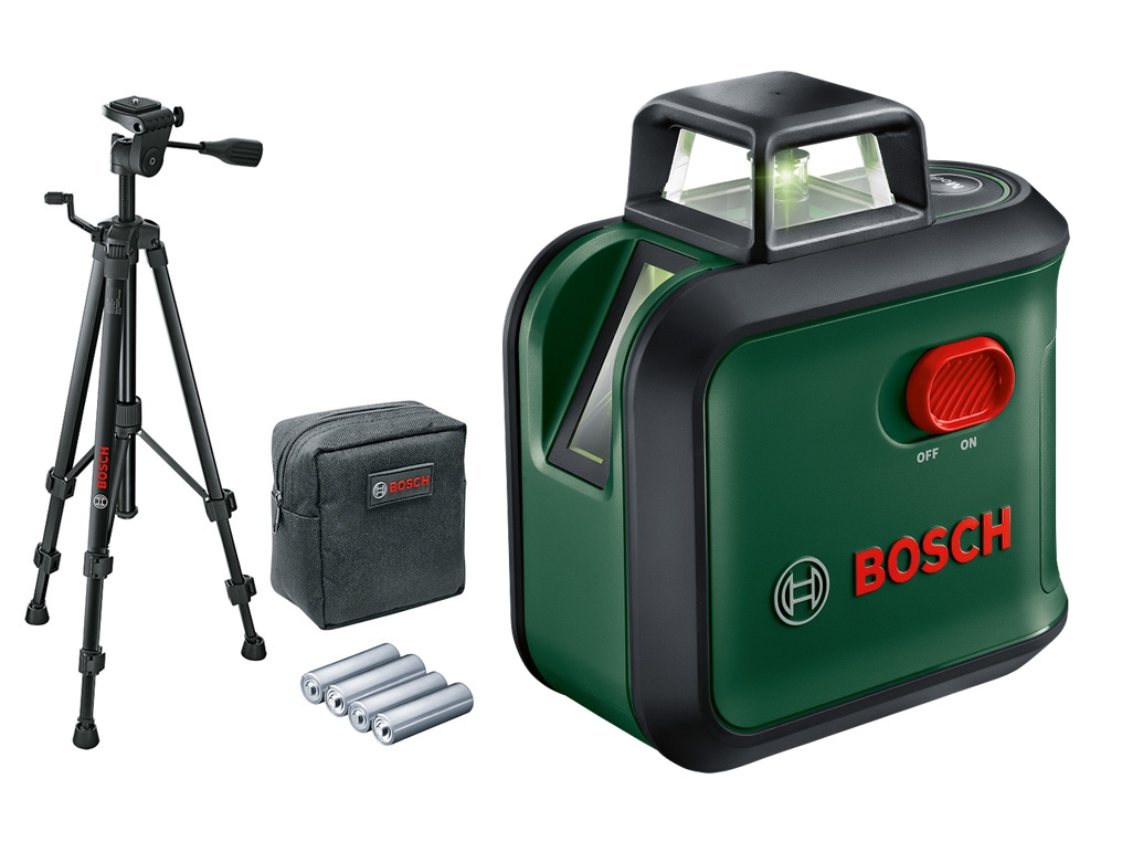 BOSCH AdvancedLevel 360 SET laser krzyżowy ZIELONY