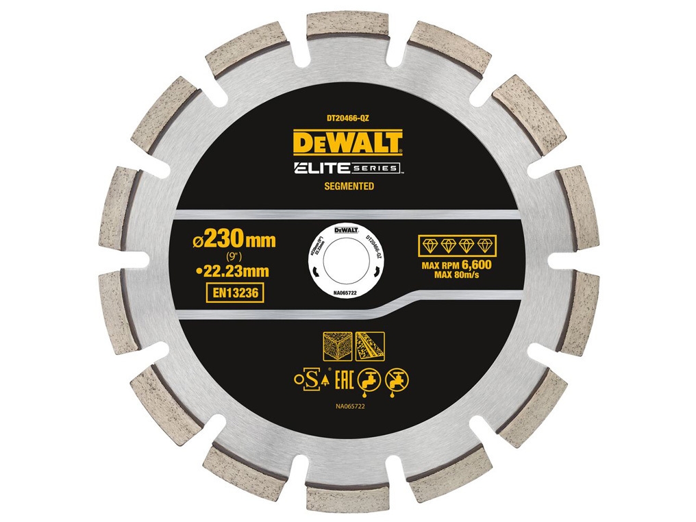 DEWALT DT20466 tarcza diamentowa do asfaltu i zielonego betonu 22,2 / 230mm