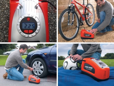 BLACK&DECKER ASI300 kompresor samochodowy sprężarka 12V / 230V