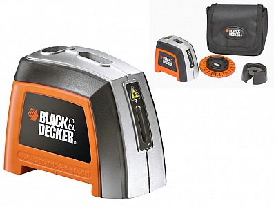 BLACK&DECKER BDL120 poziomica laserowa laser zasięg 3m