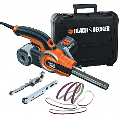 BLACK&DECKER KA902EK szlifierka taśmowa palcowa 13mm 400W walizka