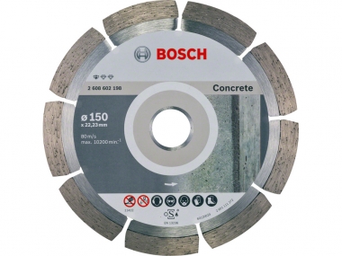 BOSCH CONCRETE tarcza diamentowa do betonu 22,23mm / 150mm