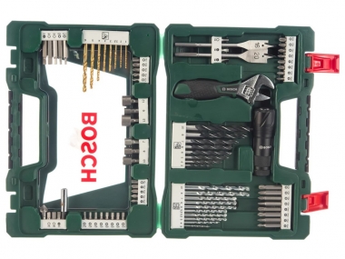 BOSCH 2607017193 wiertła bity nasadki klucz 83szt. zestaw