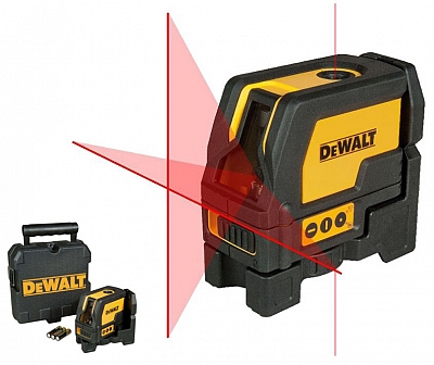 DEWALT DW0822 laser krzyżowy + pion 15m 