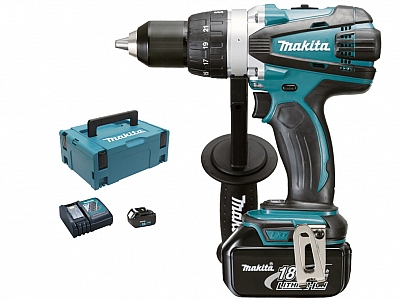 MAKITA DDF458RTJ wkrętarka 91Nm 18V 2x5,0Ah 2biegi