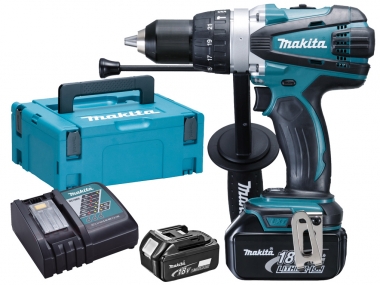 MAKITA DHP458RTJ wkrętarka udarowa 91Nm 18V 2x5,0Ah 