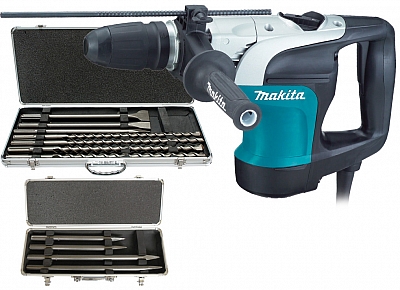 MAKITA HR4002 młot udarowy obrotowy 6,1J 1050W + OSPRZĘT