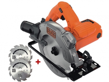 BLACK&DECKER CS1250LA piła pilarka tarczowa 190mm 1250W + 2 tarcze