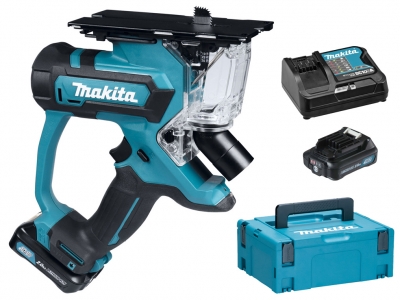 MAKITA SD100DSAJ wycinarka wyrzynarka do płyt GK 12V 2x3,0Ah Makpac