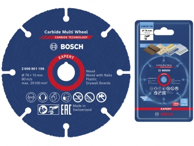 BOSCH 2608901196 tarcza drewna plastiku 76mm do GWS 12V-76
