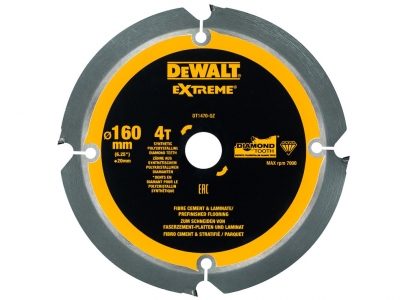 DEWALT DT1470 piła tarczowa do laminatu cementu 4z 20/160mm