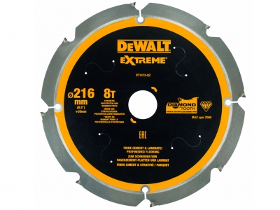 DeWALT DT1473 piła tarczowa do laminatu cementu 8z 30 / 216mm  