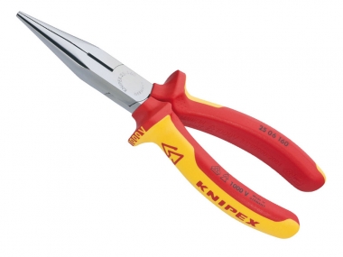 KNIPEX 2506160 szczypce VDE półokrągłe wydłużone 160mm