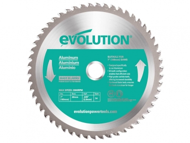 EVOLUTION EVO-180-54-A tarcza piła do aluminium 180mm 20mm