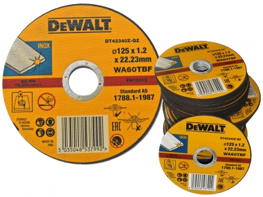 DEWALT DT42340 tarcza korundowa metalu 125mm x100 1,2mm