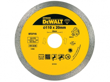 DeWALT DT3715 tarcza diamentowa beton 20 / 110mm