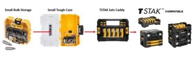 DeWALT DT70556T TOUGH CASE bity końcówki udarowe Pz2 x25 zestaw