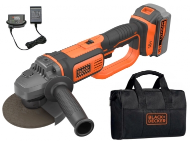 BLACK&DECKER BCG720M1 szlifierka kątowa 125mm 18V 4,0Ah torba