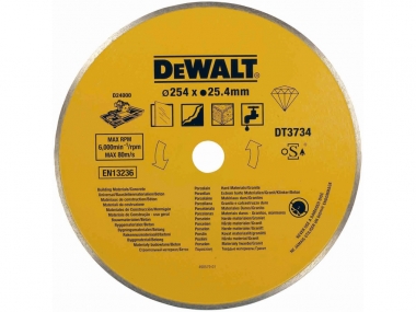 DEWALT DT3734 tarcza diamentowa beton 25,4 / 254mm