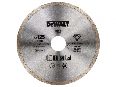 DeWALT DT3713 tarcza diamentowa pełna 22,2 / 125mm