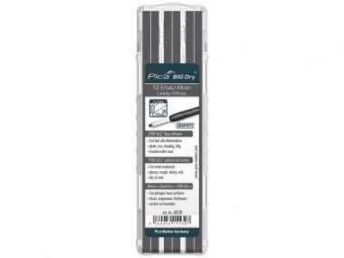 PICA 6030 ołówek stolarski automatyczny - wkłady uniwersalne grafit 12 sztuk 