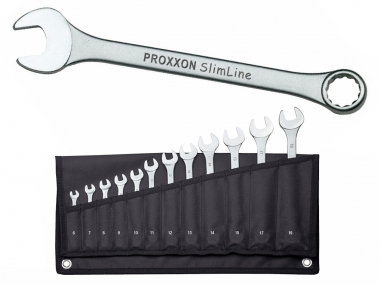 PROXXON 23825 klucze płasko-oczkowe metryczne x12 zestaw