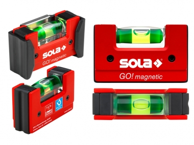 SOLA Go! Magnetic Clip poziomica kieszonkowa magnes 68mm