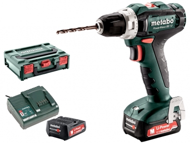 METABO PowerMaxx BS 12 wkrętarka 40Nm 12V 2x2,0Ah metabox