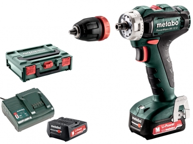 METABO PowerMaxx BS 12 Q wkrętarka 40Nm 12V 2x2,0Ah metabox