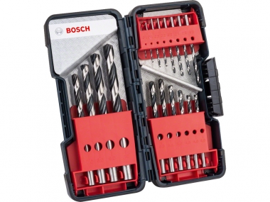 BOSCH  2608577350 wiertła do metalu HSS PointTeQ x18 zestaw